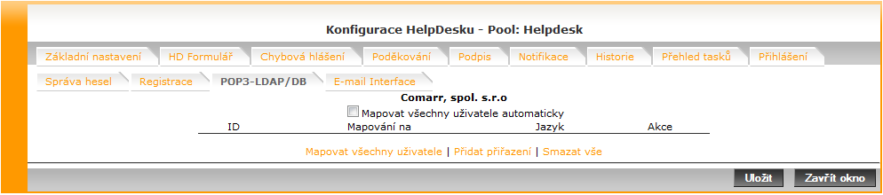Helpdesk: POP3-LDAP