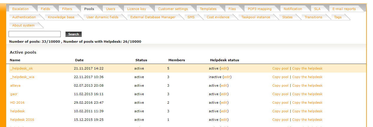 Card Pools (Tags)